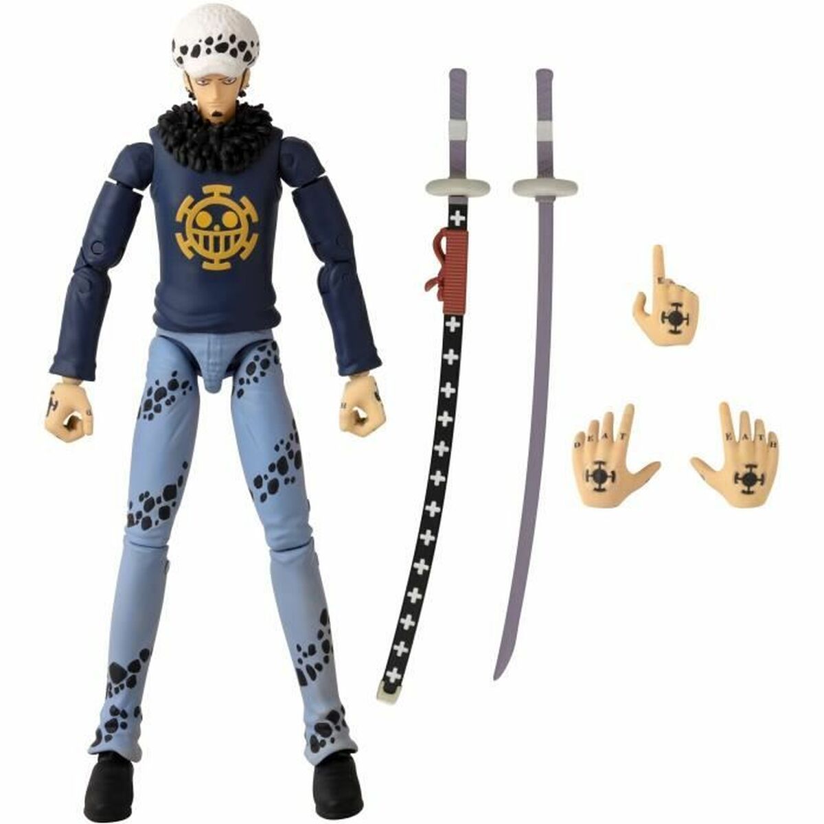 Veiklos rodikliai One Piece Bandai Anime Heroes: Trafalgar Law 17 cm