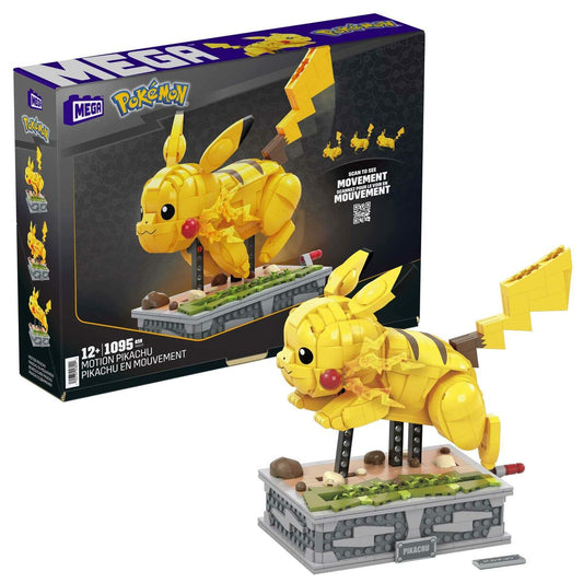 Statybos rinkinys Pokémon Mega Construx - Motion Pikachu 1095 Dalys