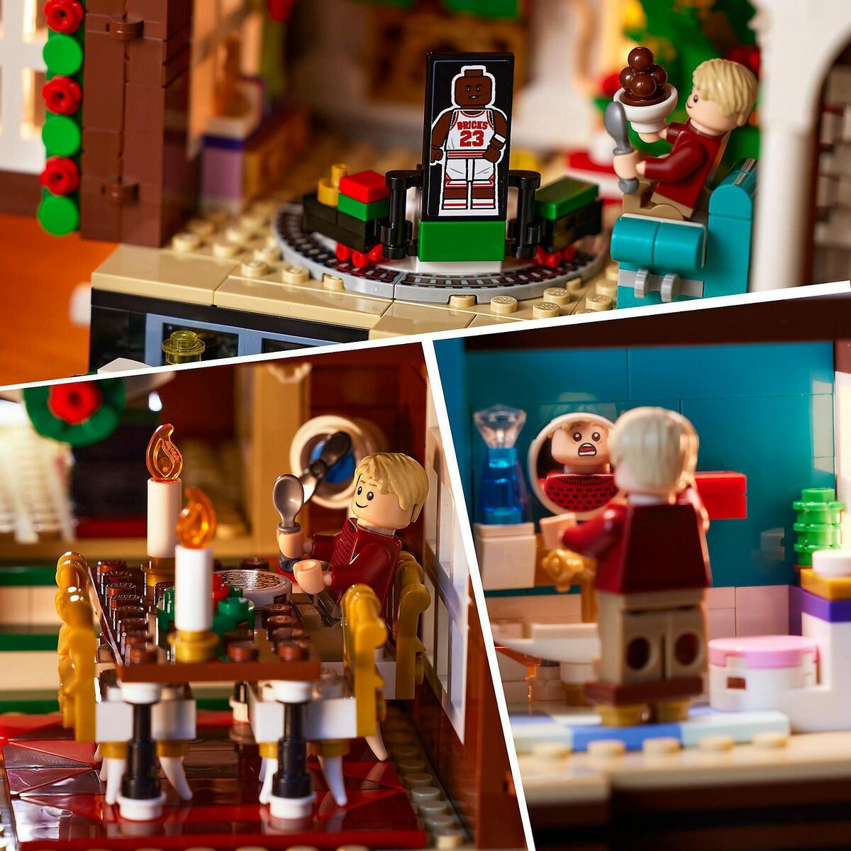 Statybos rinkinys Lego Ideas 21330 Home Alone: Mom, I Missed The Plane! Juoda 3955 Dalys