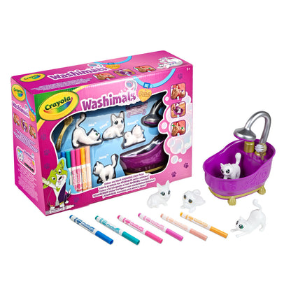 Playset Washimals Pets Crayola 74-7453 Vonia 6 Dalys