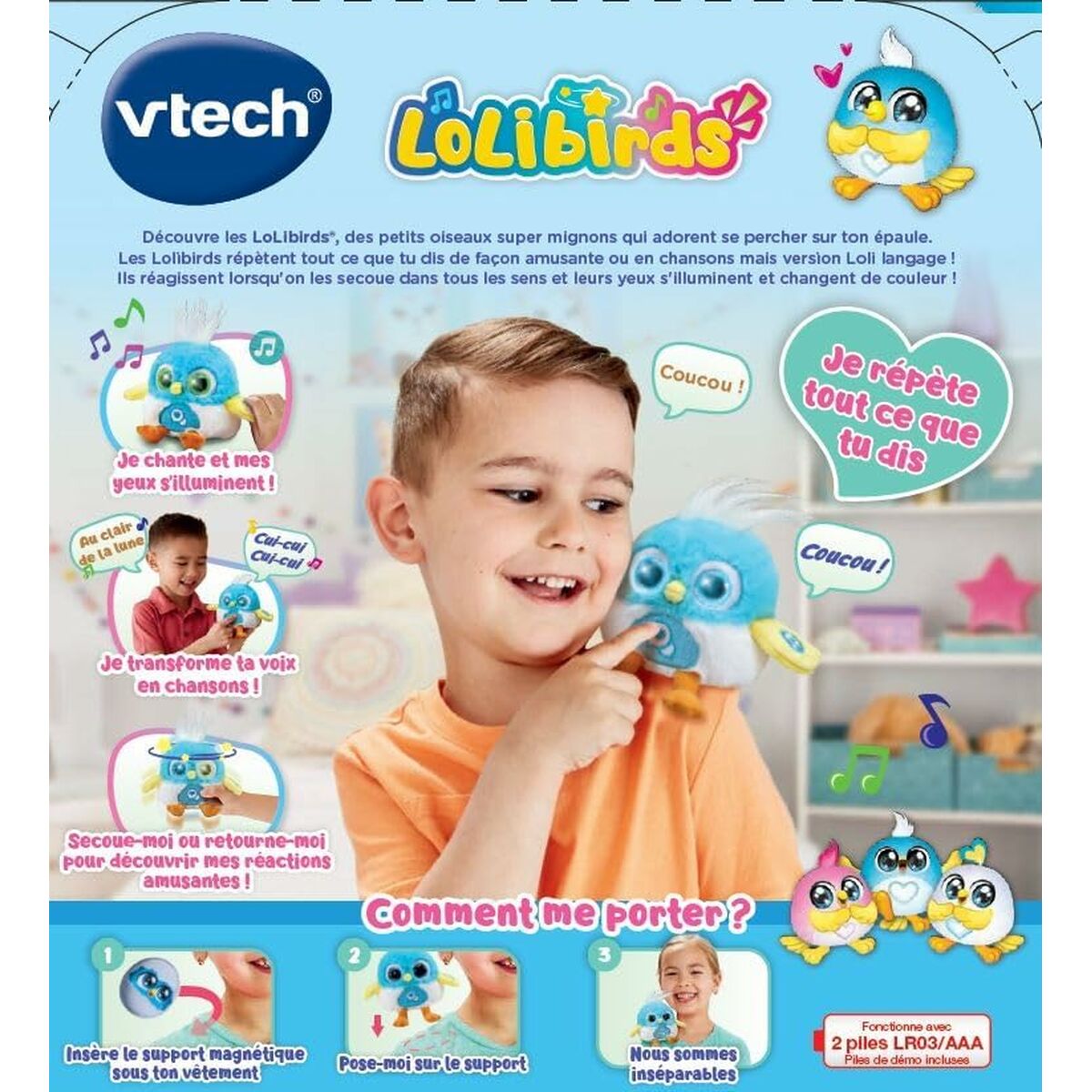 Interaktyvus Gyvūnas Vtech Lolibirds (FR)