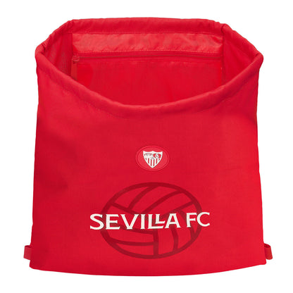 Kuprinė su virvutėmis Sevilla Fútbol Club Raudona 35 x 40 x 1 cm