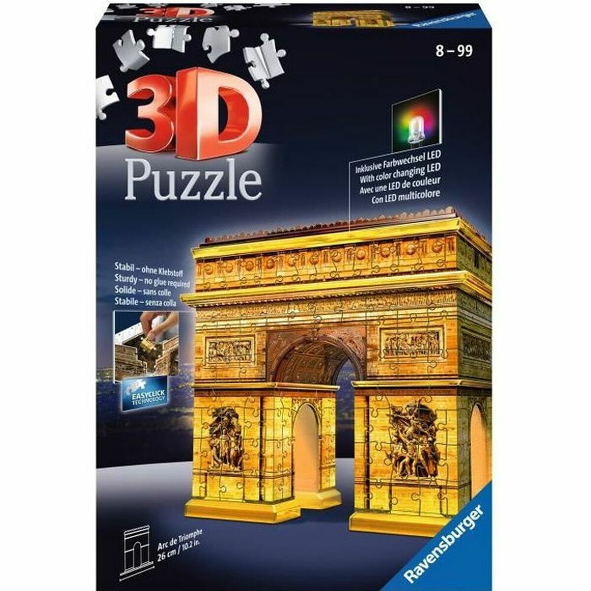 3D Puzlė Ravensburger Iceland: Kirkjuffellsfoss  216 Dalys 3D