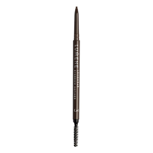 Lumene Longwear Eyebrow Definer Antakių pieštukas 3 Ash Brown 0,09 g