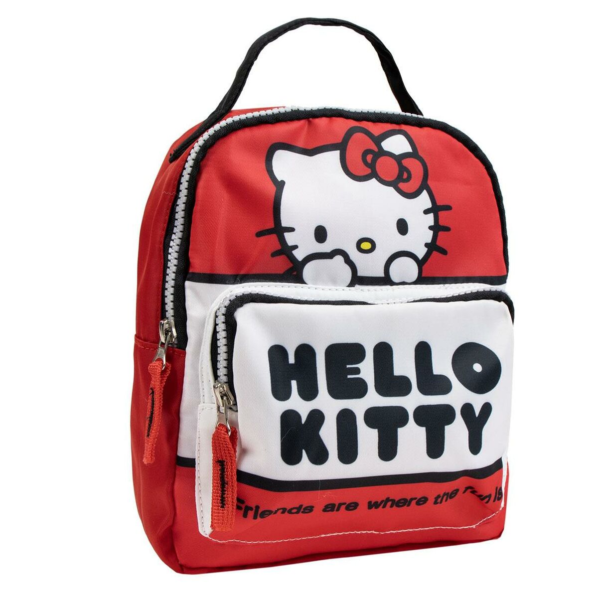 Mokyklinis krepšys Hello Kitty Raudona