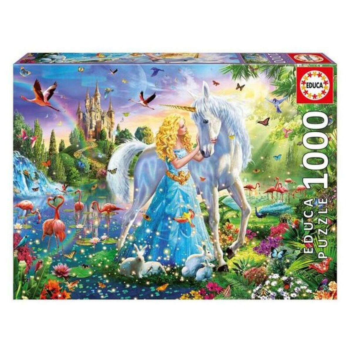 Dėlionė Educa The Princess And The Unicorn 500 Dalys 68 x 48 cm