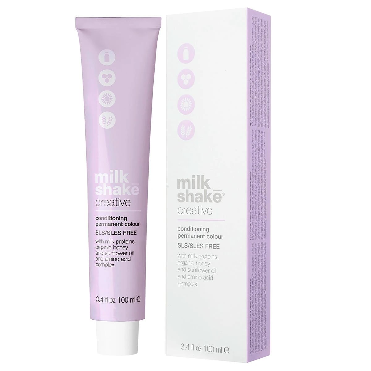 Milk_Shake Creative Permanent Color 4,7 Violetinė Vidutinė ruda 100 ml