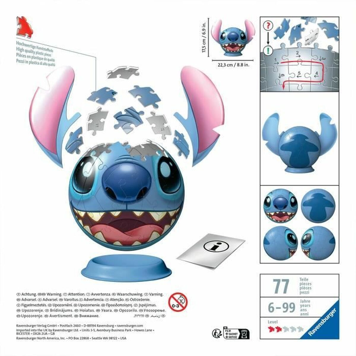 Dėlionė Ravensburger Lilo & Stitch