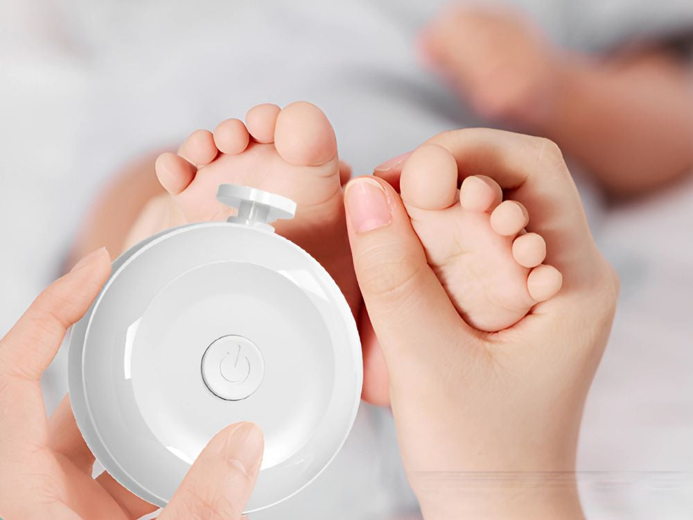 Elektrinė nagų pilaitė vaikams ir suaugusiems (nešiojama, 3 antgaliai)