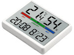 Meteorologinė stotis – termometras, higrometras, LCD laikrodis
