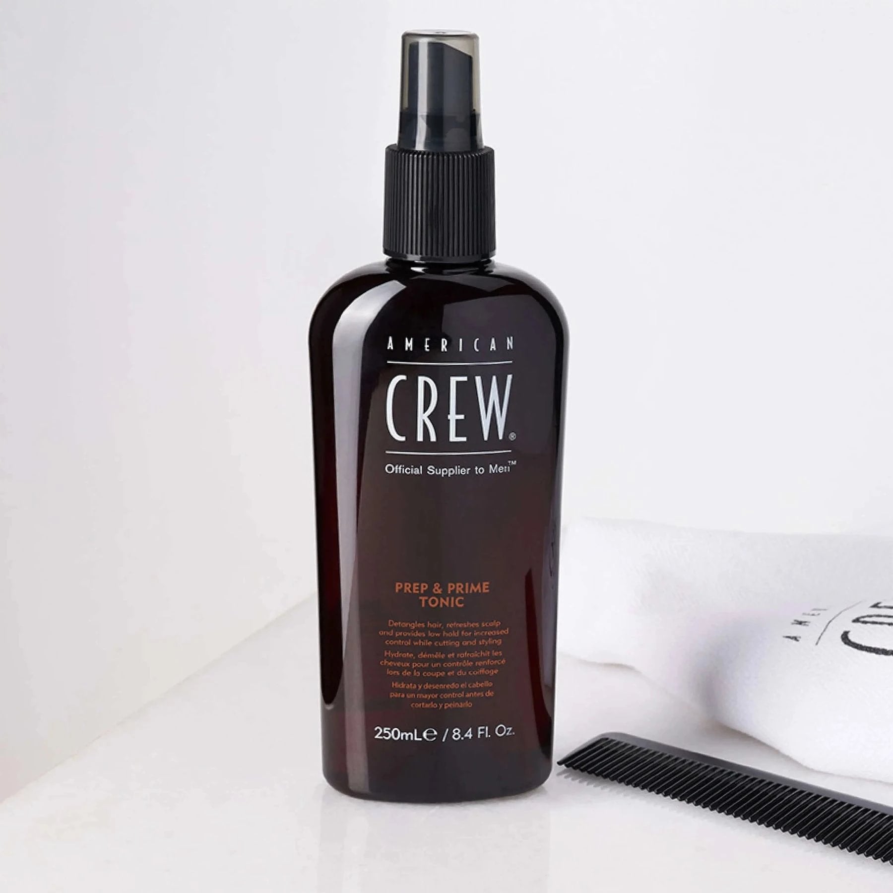 American Crew Prep & Prime Tonic plaukų apsauga nuo karščio 250 ml