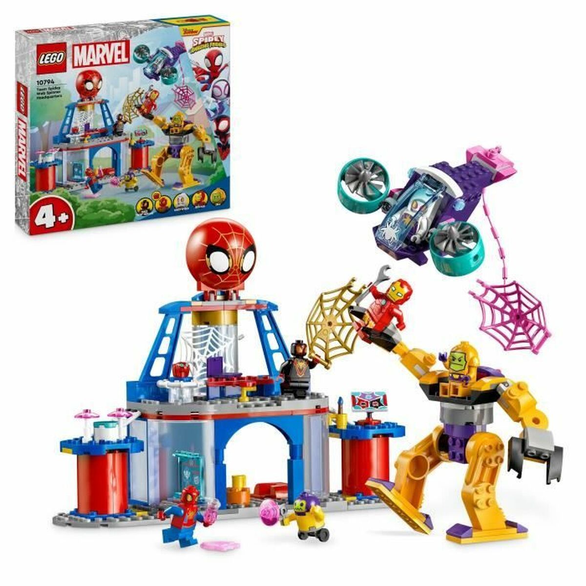 Statybos rinkinys Lego Marvel Spidey and His Amazing Friends 10794 Team S Spalvotas