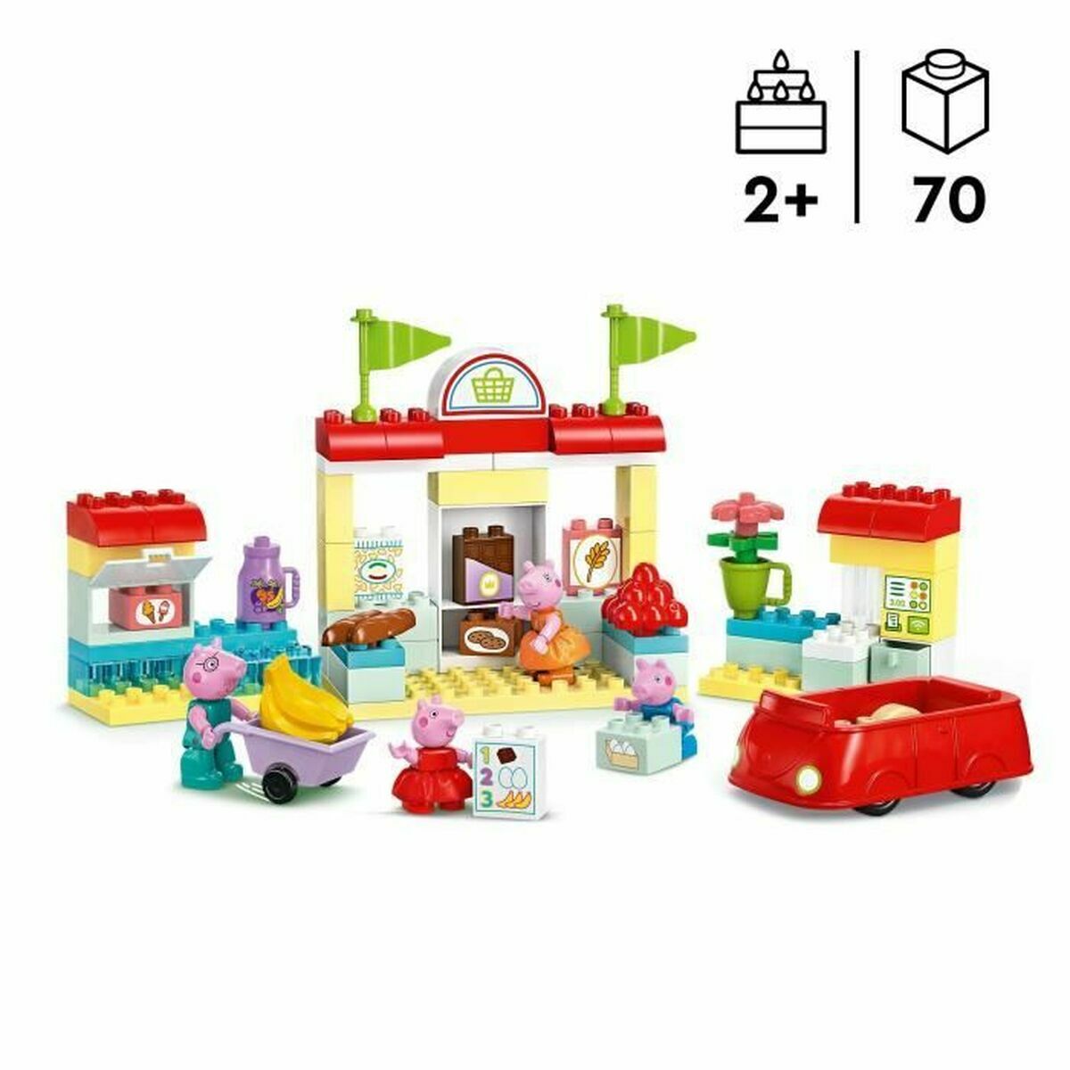 Statybos rinkinys Lego Peppa Pig's Supermarket Spalvotas