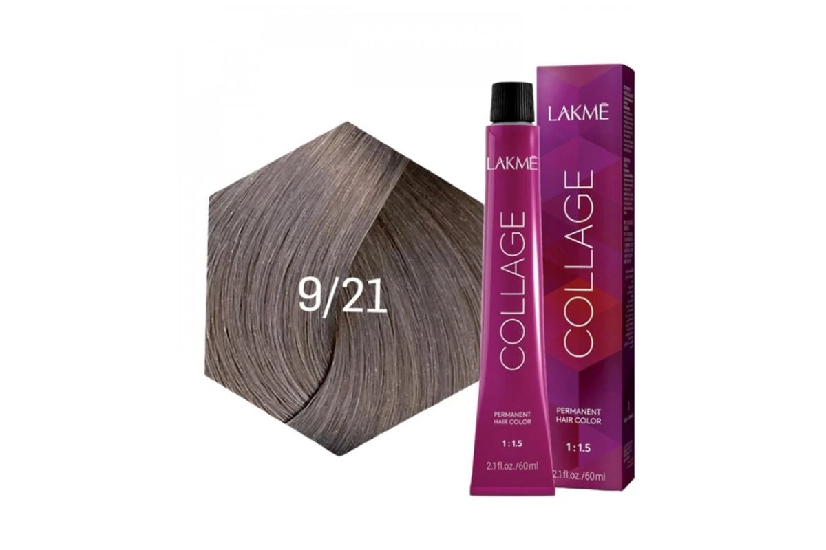 Lakme Collage 9/21 ilgalaikiai plaukų dažai 60 ml