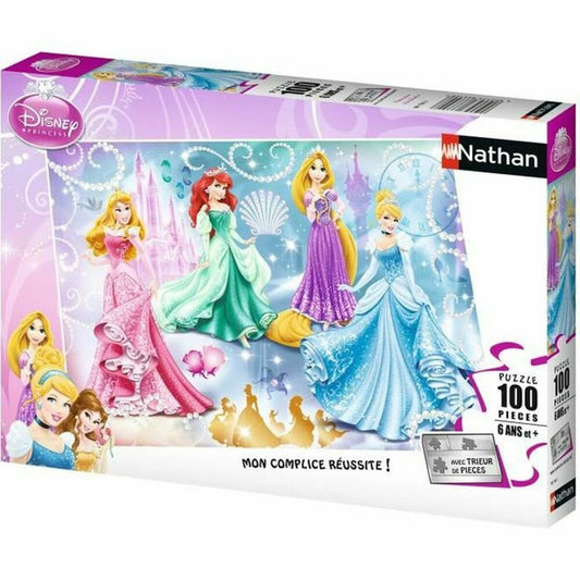 Dėlionė Nathan Sparkling Princesses 36 x 26 cm 100 Dalys