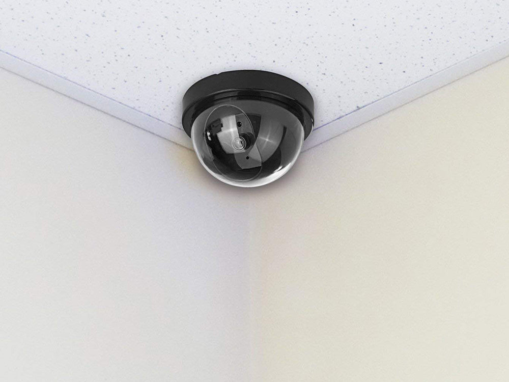 Fiktyvi cctv kamera kameros kupolo diodas