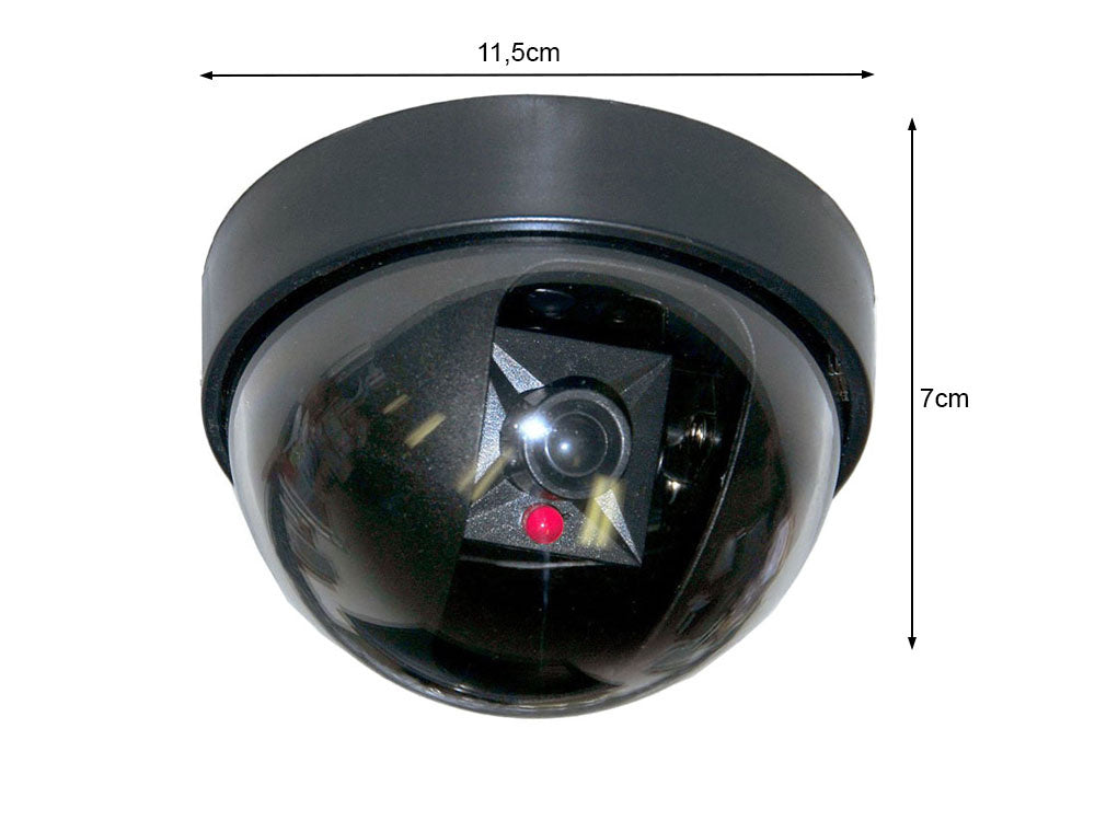 Fiktyvi cctv kamera kameros kupolo diodas
