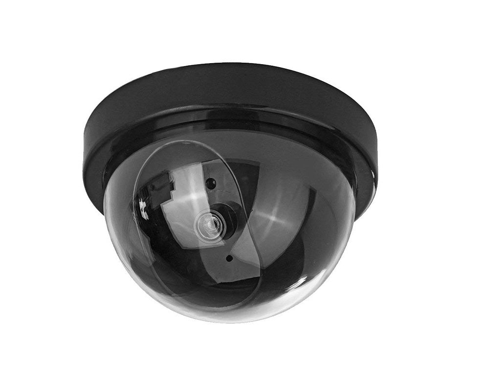 Fiktyvi cctv kamera kameros kupolo diodas