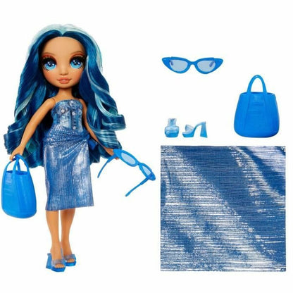 Kūdikio lėlė Rainbow High Swim & Style Doll - Skyler (Blue)