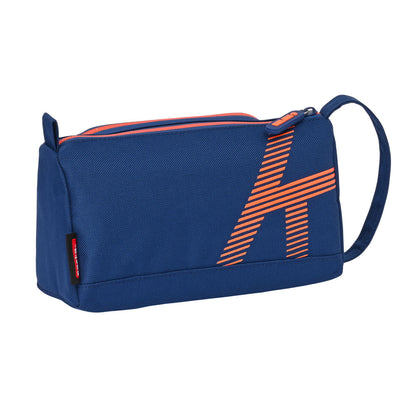 Mokyklinis penalas su priedais Kelme Navy blue Oranžinė Tamsiai mėlyna 20 x 11 x 8.5 cm (32 Dalys)