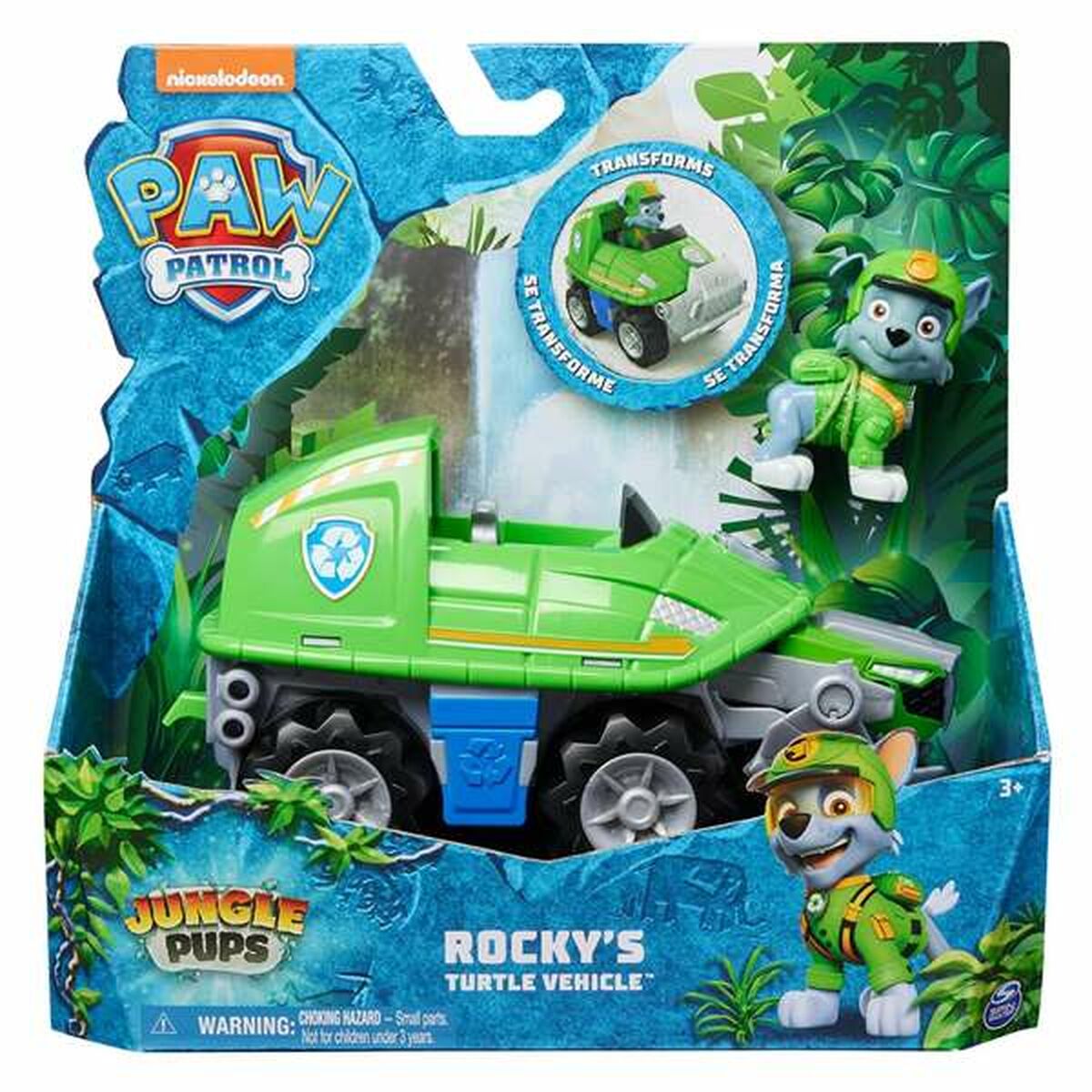 Žaislinė mašinėlė The Paw Patrol Jungle Spalvotas Juoda / Mėlyna