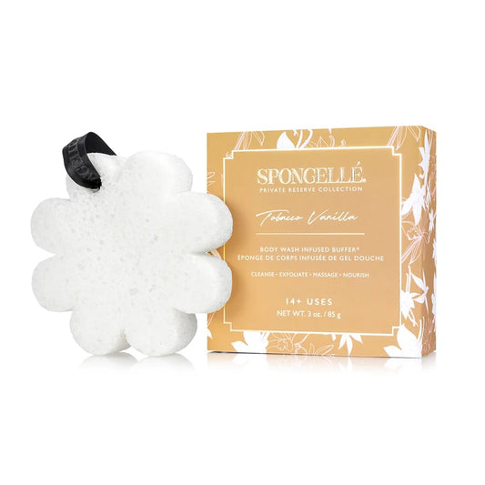 Spongelle Boxed White Flower Tobacco Vanilla parfumuota kempinė, 1 vnt.