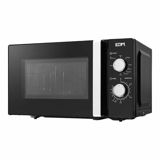 Mikrobangų krosnelė su kepsnine EDM 07413 Black Design Juoda 1000 W 700 W 20 L