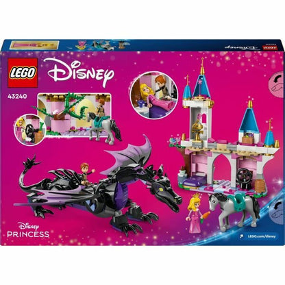 Statybos rinkinys Lego Disney Princess 43240 Maleficent as a dragon Spalvotas 583 Dalys