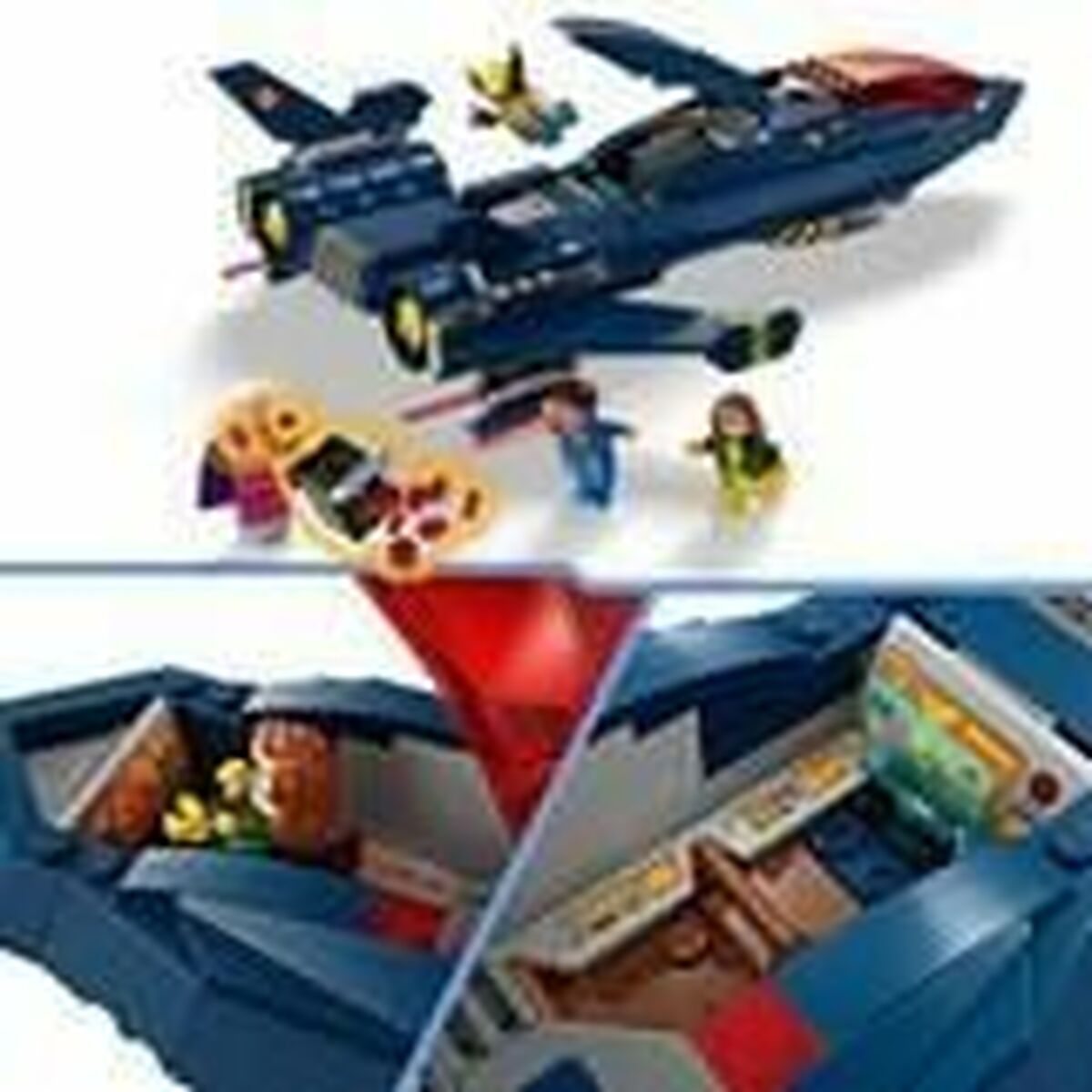 Statybos rinkinys Lego 76281 Marvel The X-Men's X-Jet Spalvotas