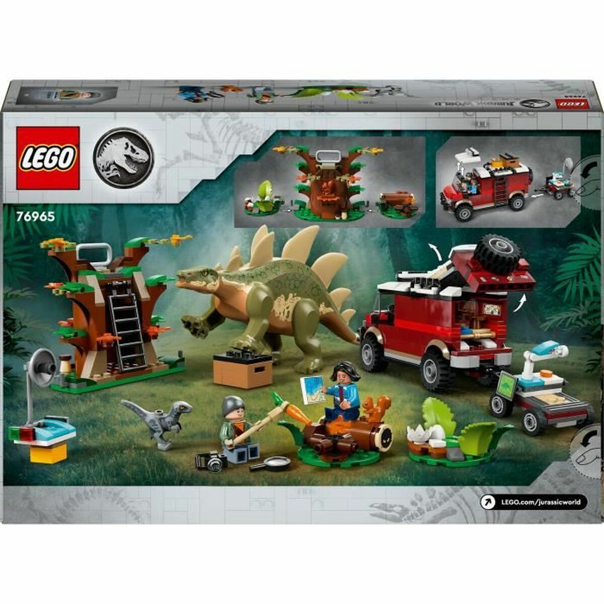 Statybos rinkinys Lego 76965 Dinosaur Missions: Stegosaurus Discovery 420 Dalys