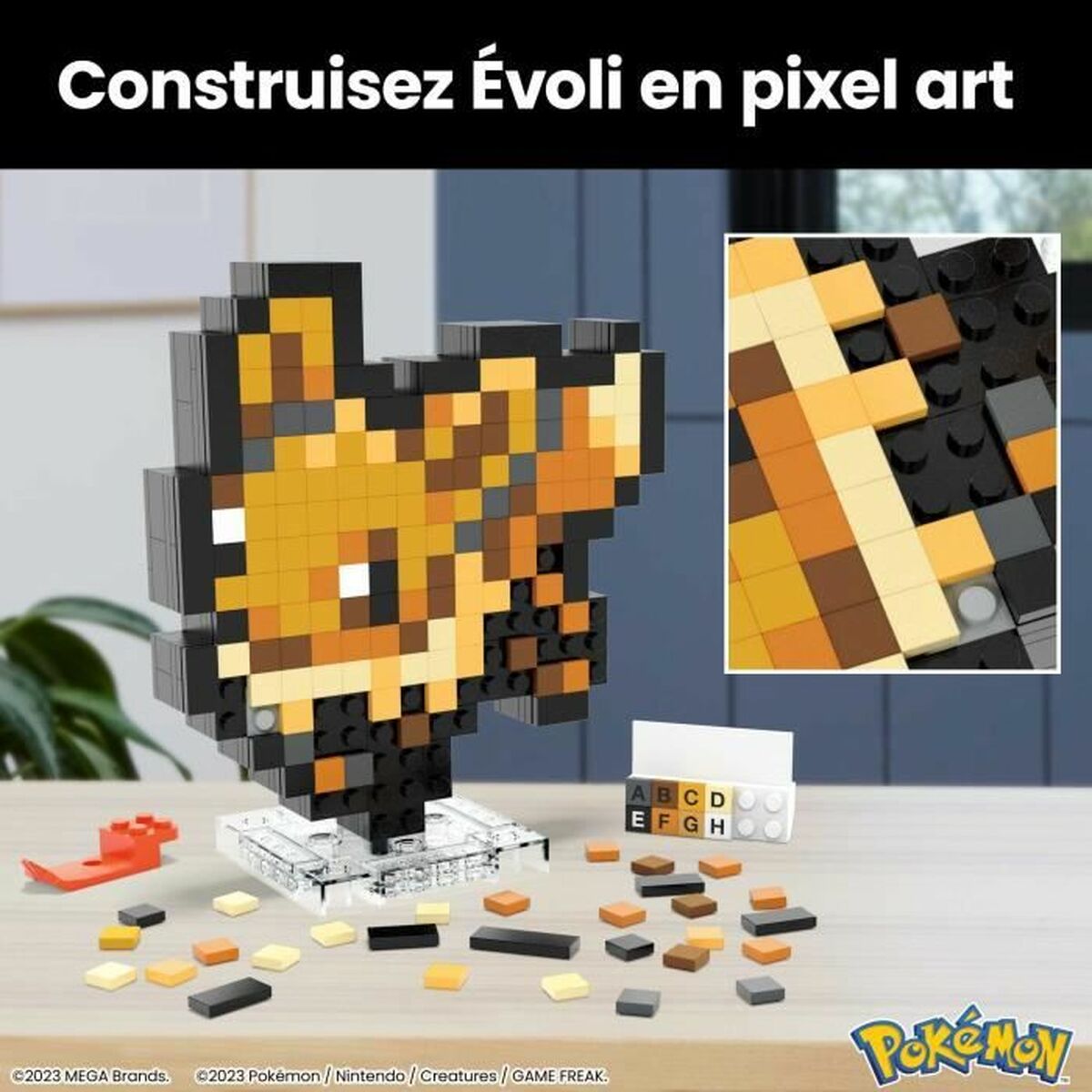 Statybos rinkinys MEGA BRANDS Pokémon Eevee