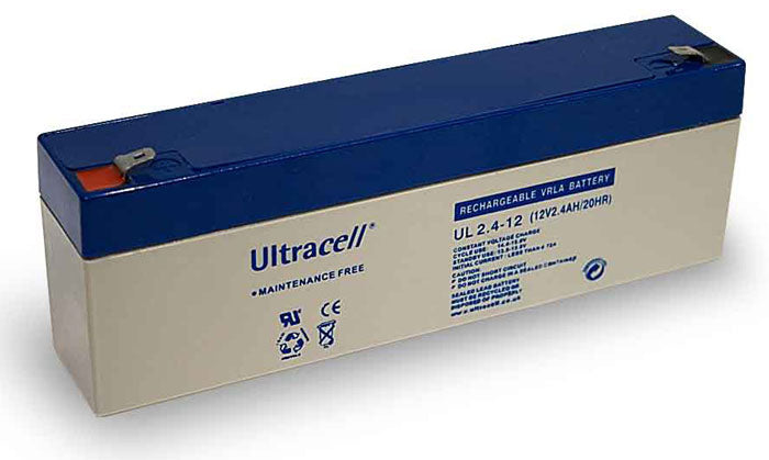 Akumuliatorius Ultracell UL2.4-12 (2.4 Ah, 12V)