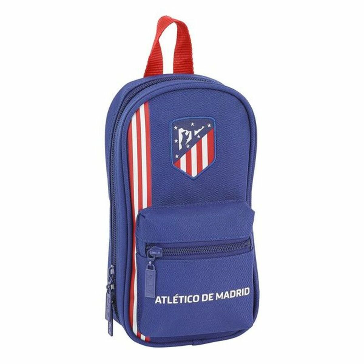 Kuprinė su pieštuko dėklu Atlético Madrid In blue Tamsiai mėlyna 12 x 23 x 5 cm