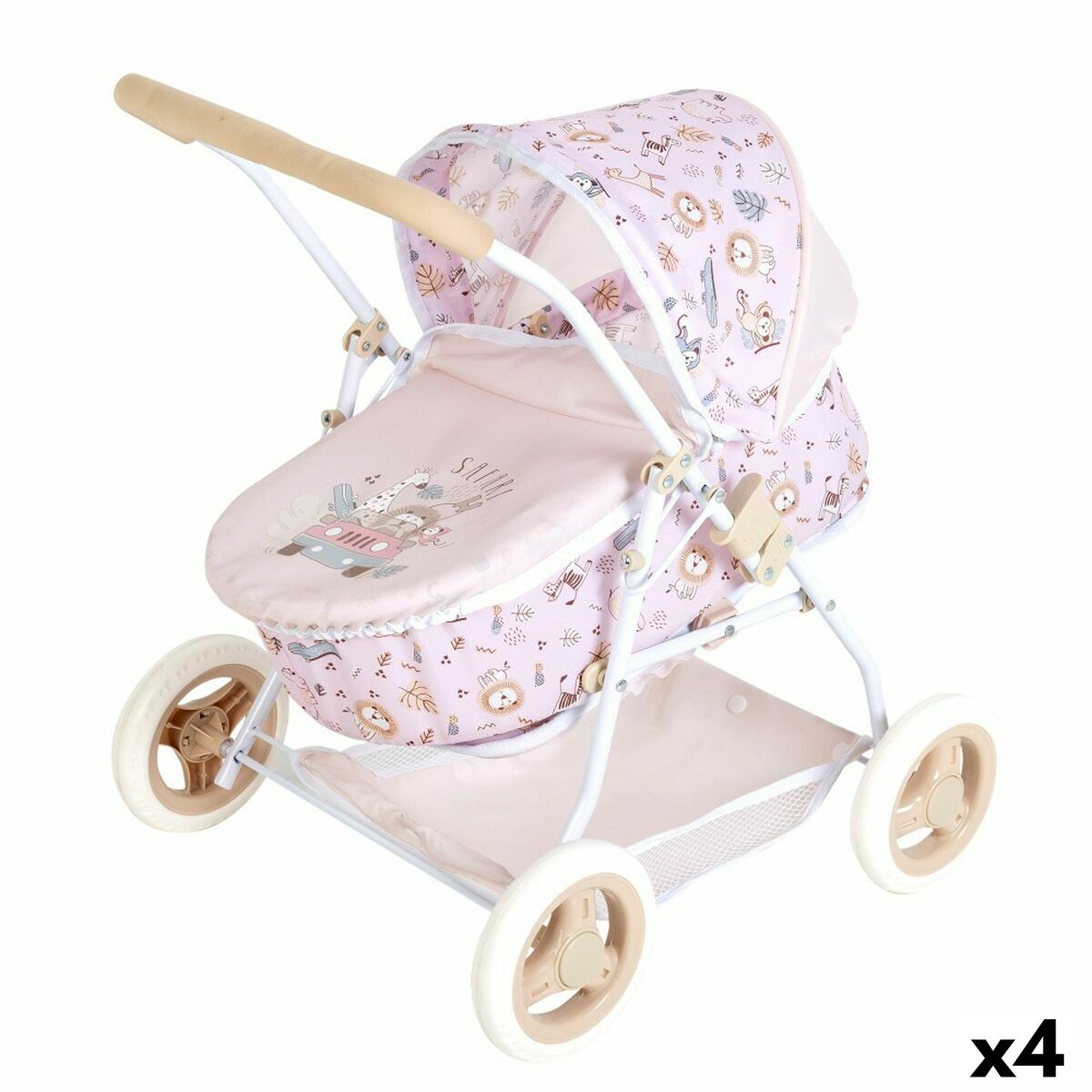 Lėlių kėdė Colorbaby Safari 40 x 57 x 49 cm 4 vnt. Convertible