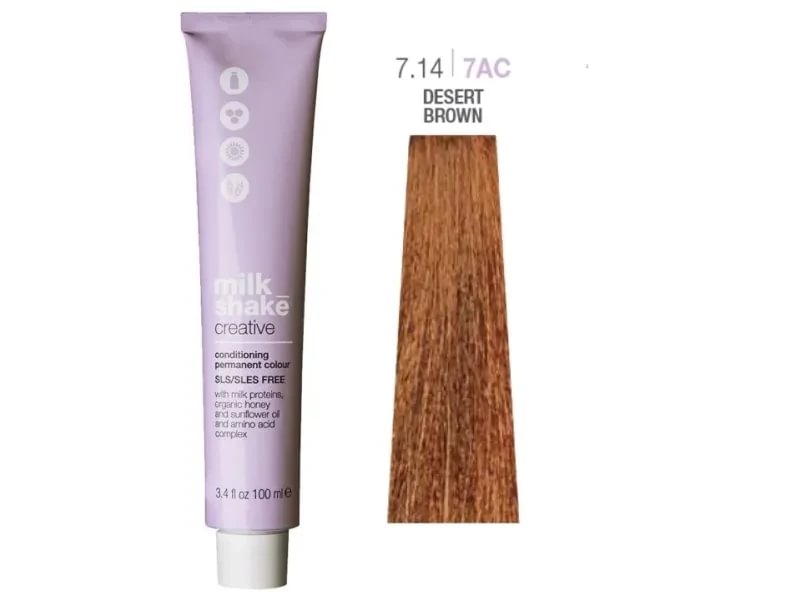 Milk_Shake Creative Permanent Color 7.14 Desert Brown 100ml