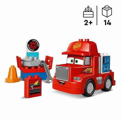 Statybos rinkinys Lego DUPLO 10417 Disney and Pixar Cars Mack Race Spalvotas