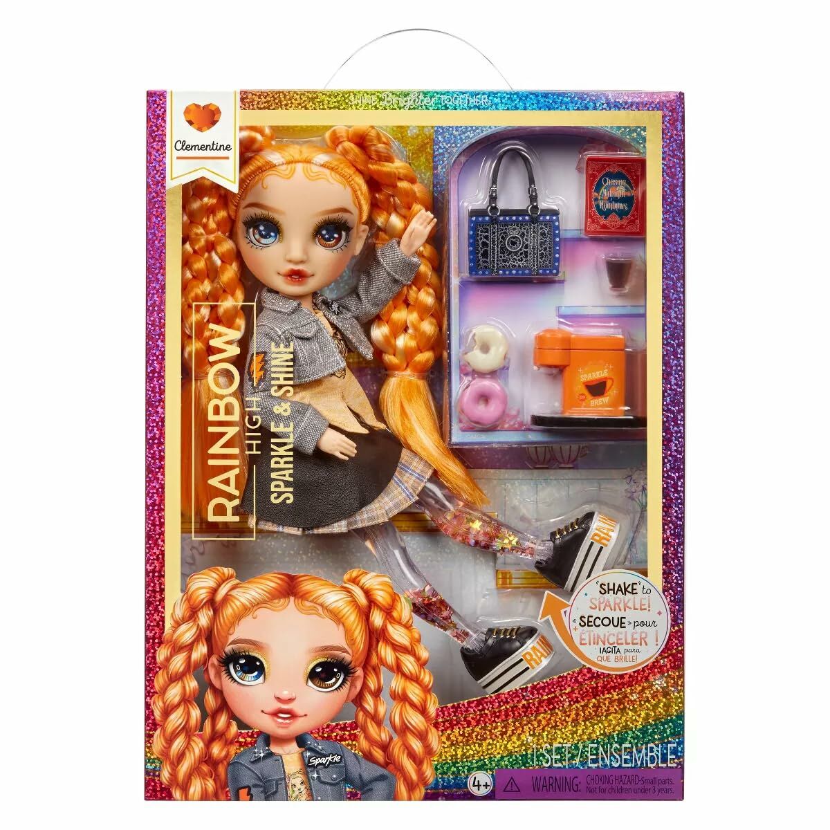 Lėlė kūdikis su priedais Rainbow High Sparkle & Shine