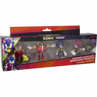 Figūrėlės su judančiomis kojomis ir rankomis Sonic Prime 4 Dalys