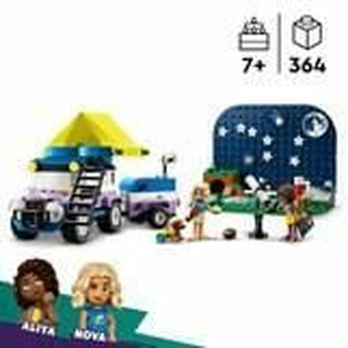 Statybos rinkinys Lego 42603 Friends Stargazing Campervan Spalvotas