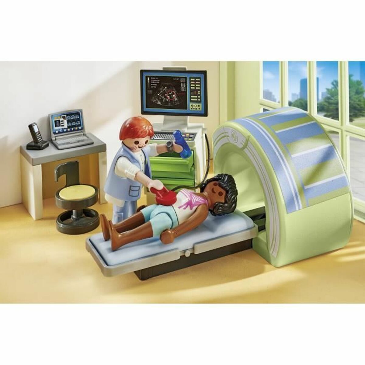 Playset Playmobil 71618 - Patient Medical Scanner 29 Dalys