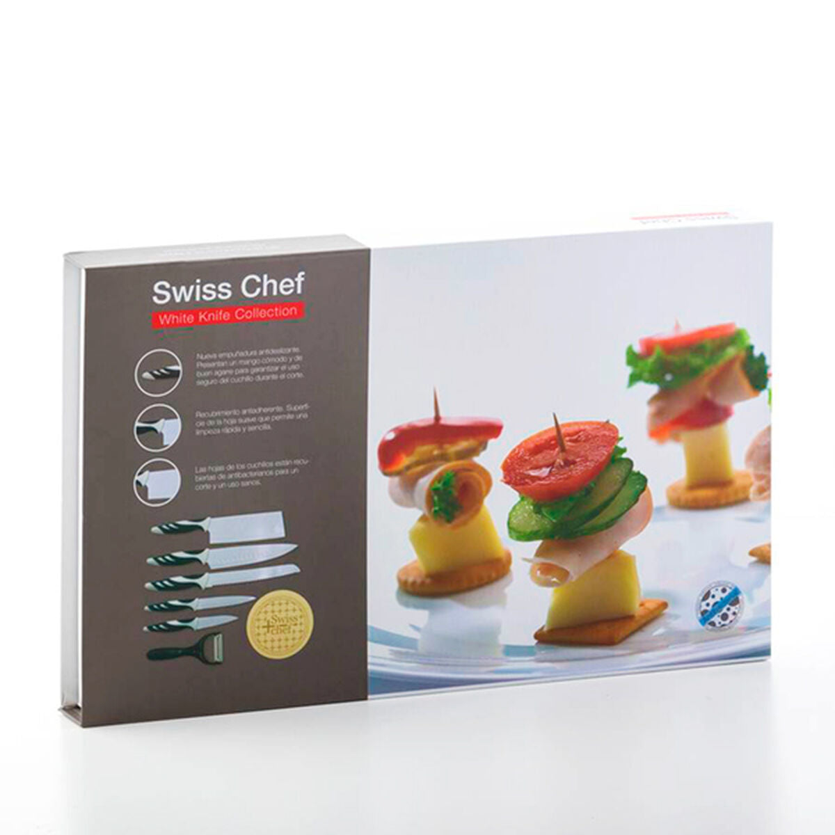 Peilių rinkinys Bravissima Kitchen Swiss Chef (6 pcs)