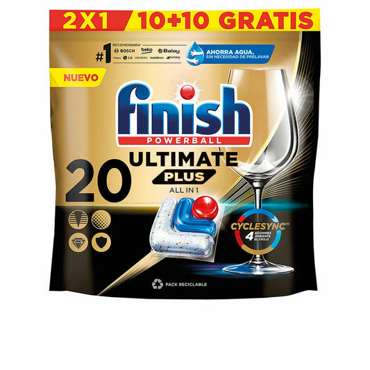 Indaplovės tabletės Finish Ultimate Plus (20 vnt.)