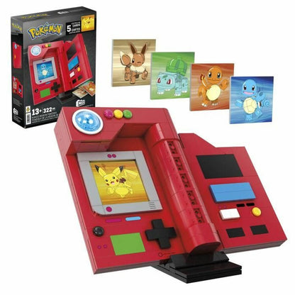 Statybos rinkinys Megablocks MEGA-Pokémon-Pokédex of the Kanto region-322 pieces HYM37