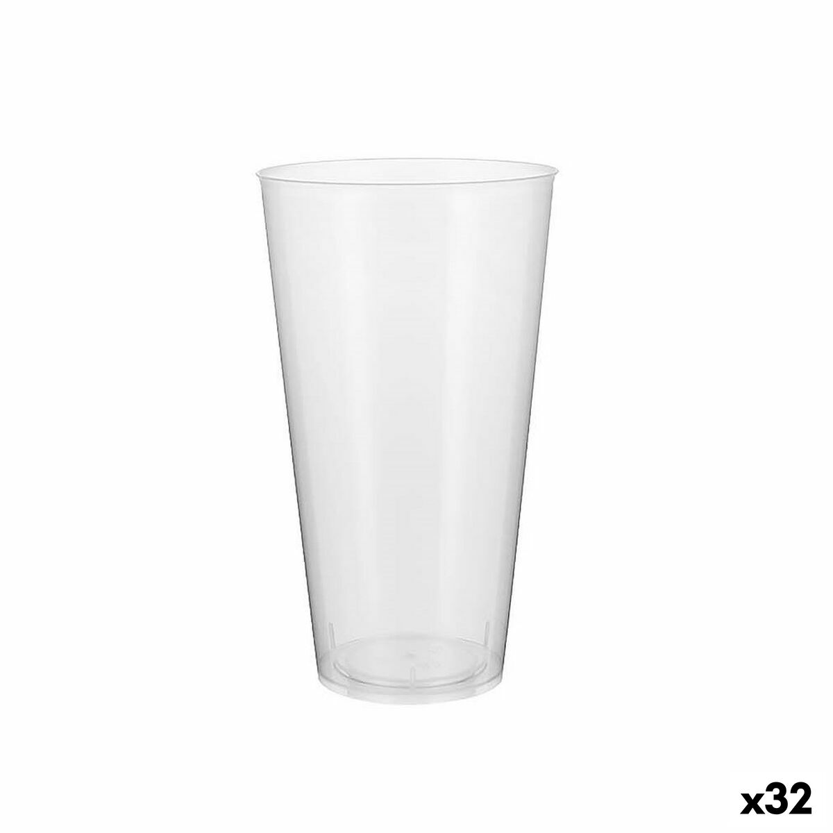 Daugkartinio naudojimo akinių rinkinys Algon Plastmasinis Skaidrus 10 Dalys 450 ml (32 vnt.)