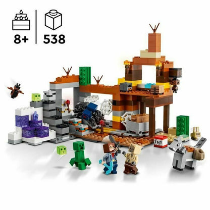 Statybos rinkinys Lego Minecraft 21263 Badlands Mine Spalvotas 538 Dalys