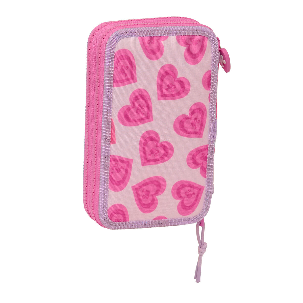 Dvigubo pieštuko dėklas Barbie Love Rožinė 12.5 x 19.5 x 4 cm 28 Dalys