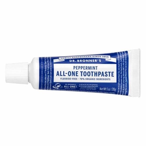 Dr. Bronner's Peppermint Travel Size dantų pasta 28 g