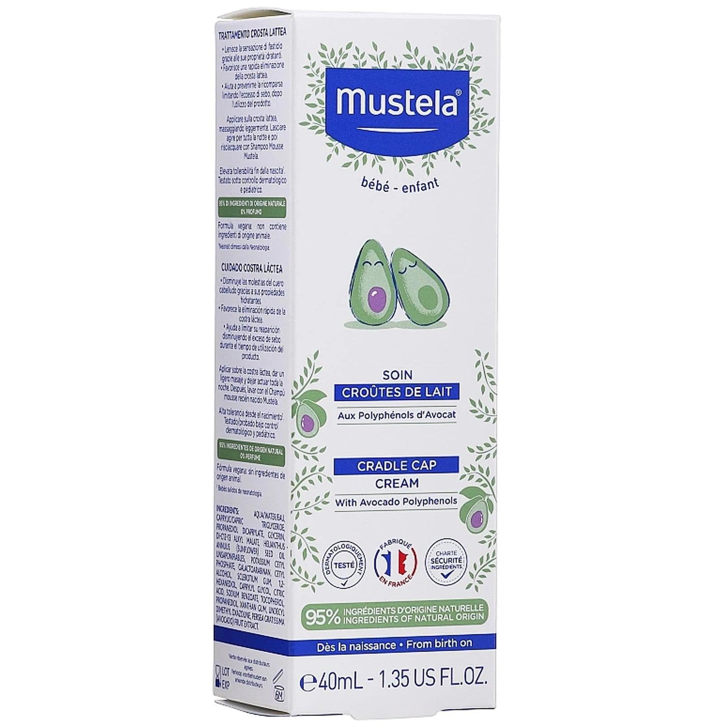 Mustela Cradle Cap kremas 40ml