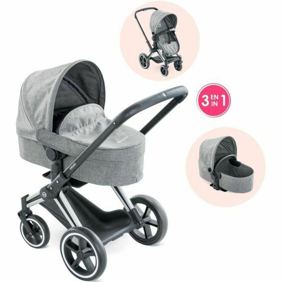 Lėlių vežimėlis Corolle Cybex 3 in1 Pram (62 x 70 x 40,5 cm)