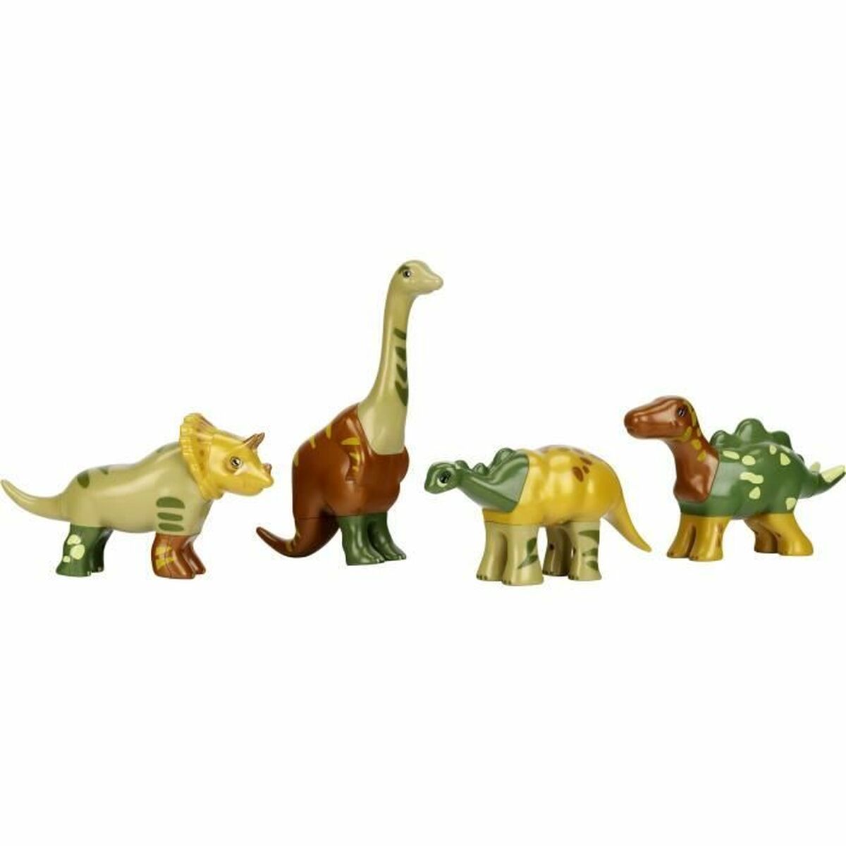 Statybos rinkinys Klein Magnet Dino Puzzle Spalvotas